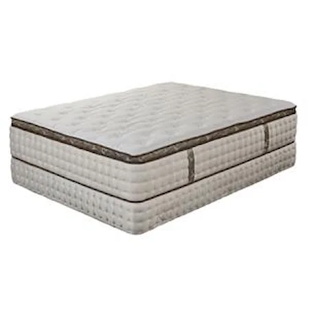Queen Plush Euro Top Mattress and Foundation